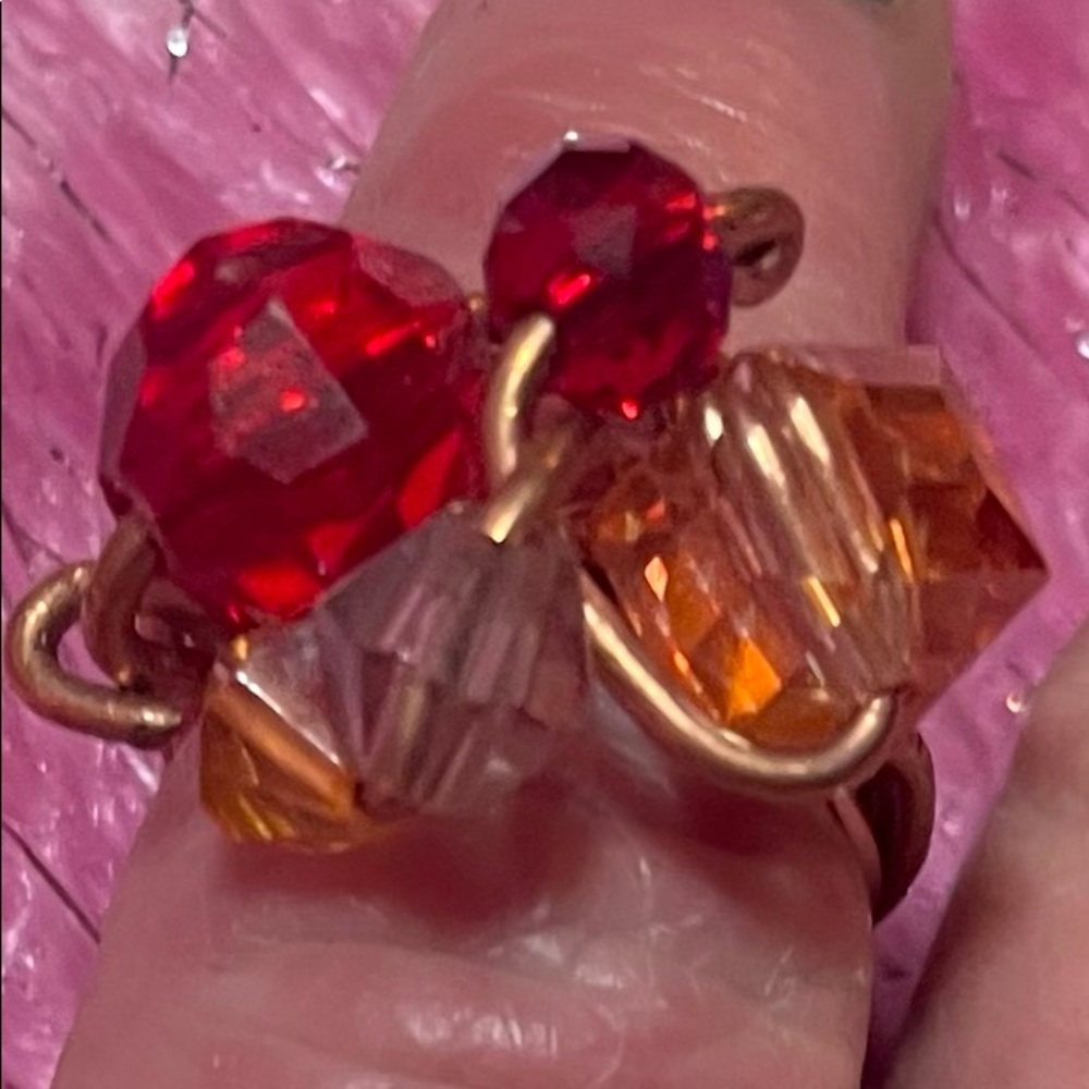 Copper bling ring